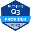 Truthset Q3 2023 Badge