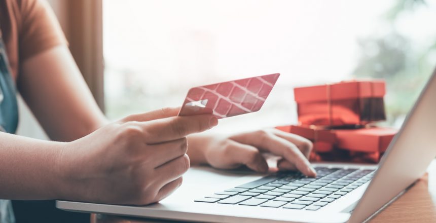 man shopping for the holidays online, holiday shopping, holiday shoppers, reach real holiday shoppers, retail intent data, first-party data, online holiday shopping