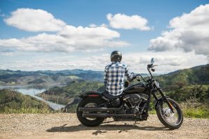 Harley Davidson motorcycle rider
